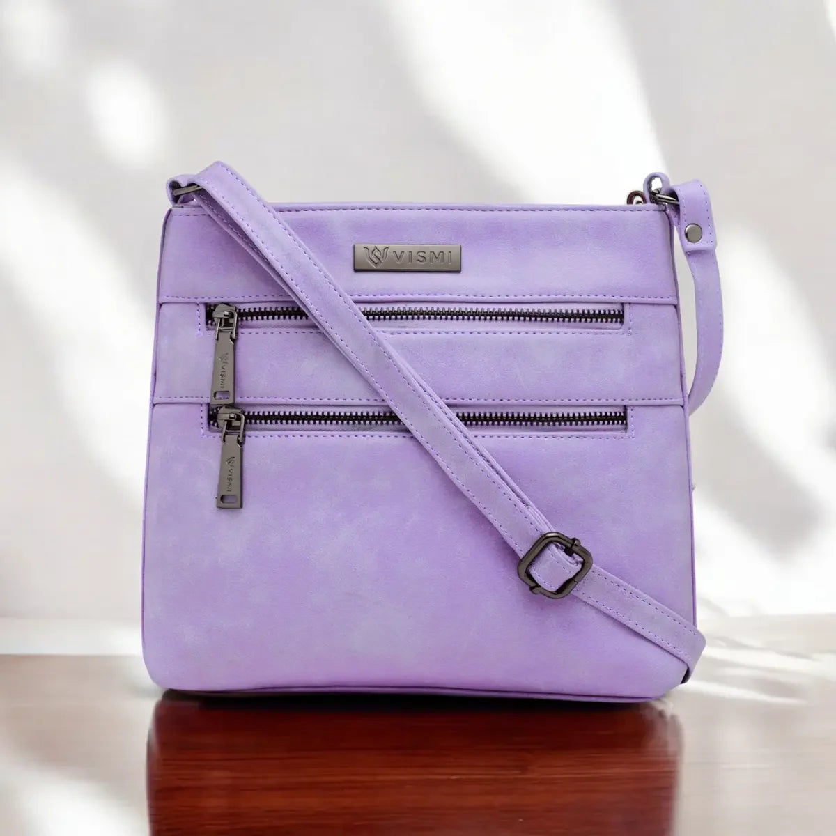 timeless-versa-women-sling-bag-lavender-front-view