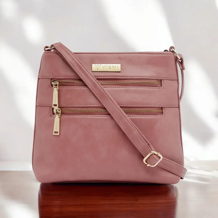 timeless-versa-women-sling-bag-blush-pink-front-view