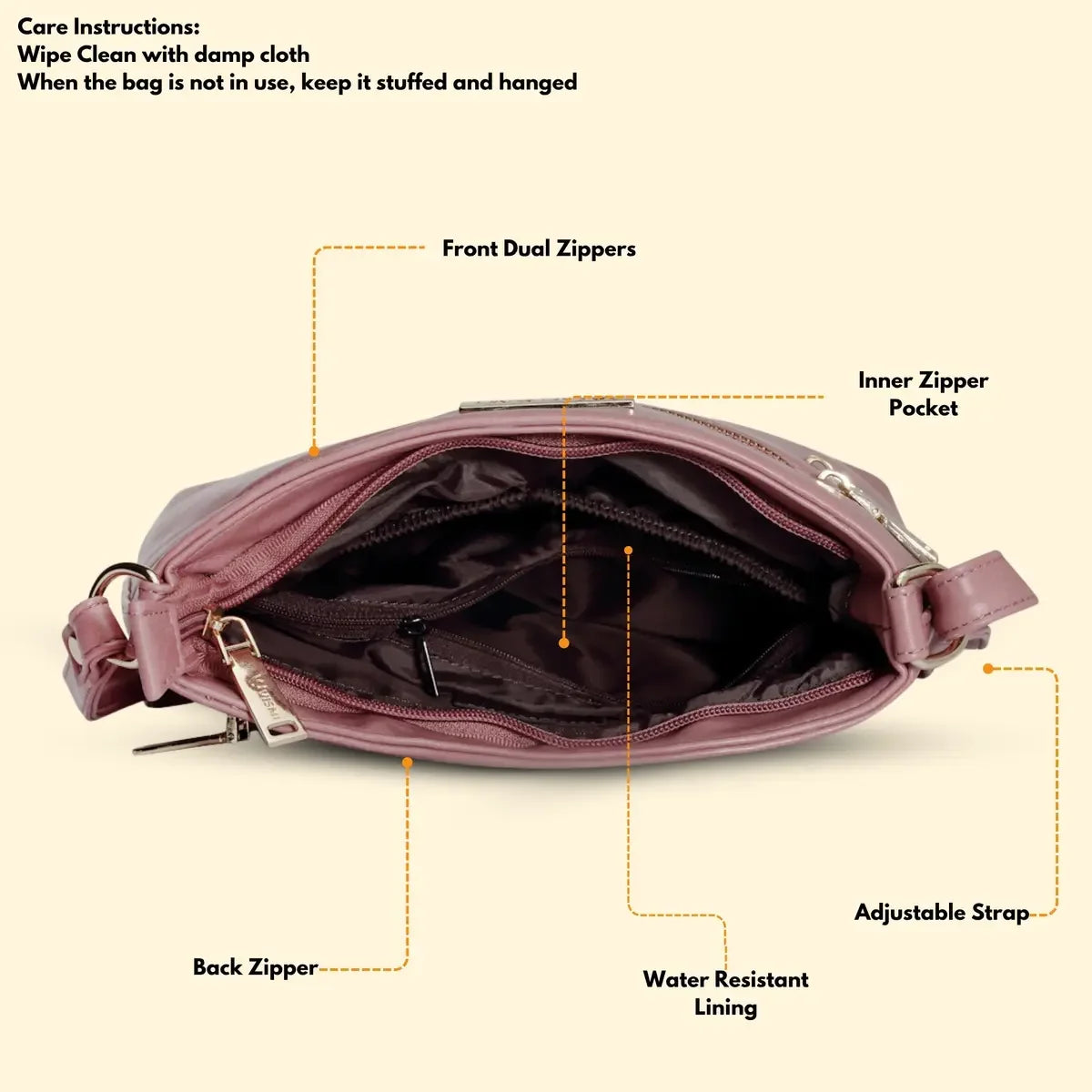 timeless-versa-women-sling-bag-blush-pink-top-zipper