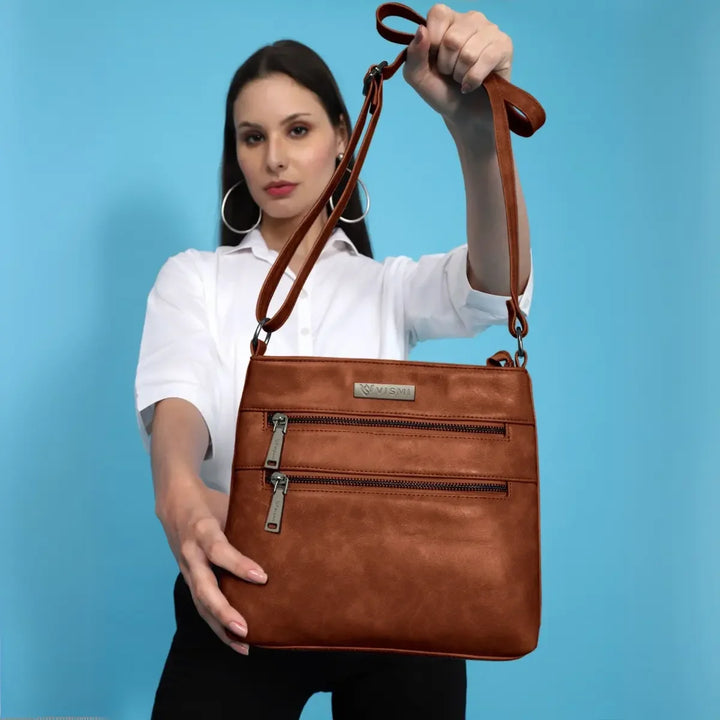 Timeless Versa Women's Sling Bag - Tan