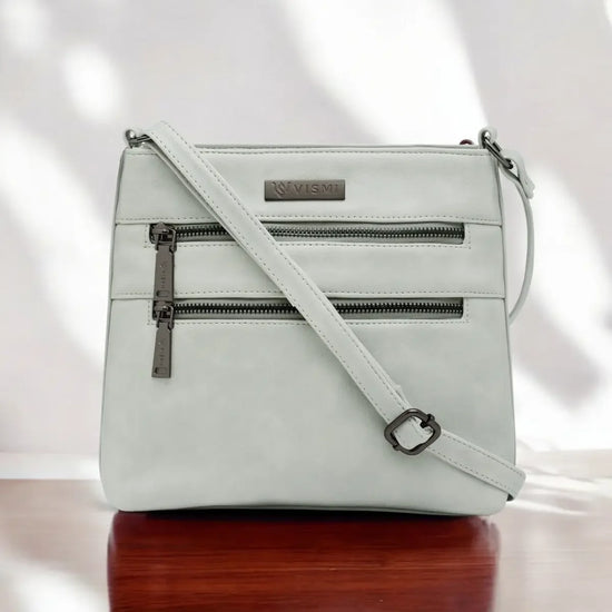 timeless-versa-women-sling-bag-grey-front-view