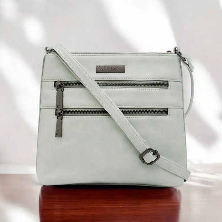 timeless-versa-women-sling-bag-grey-front-view