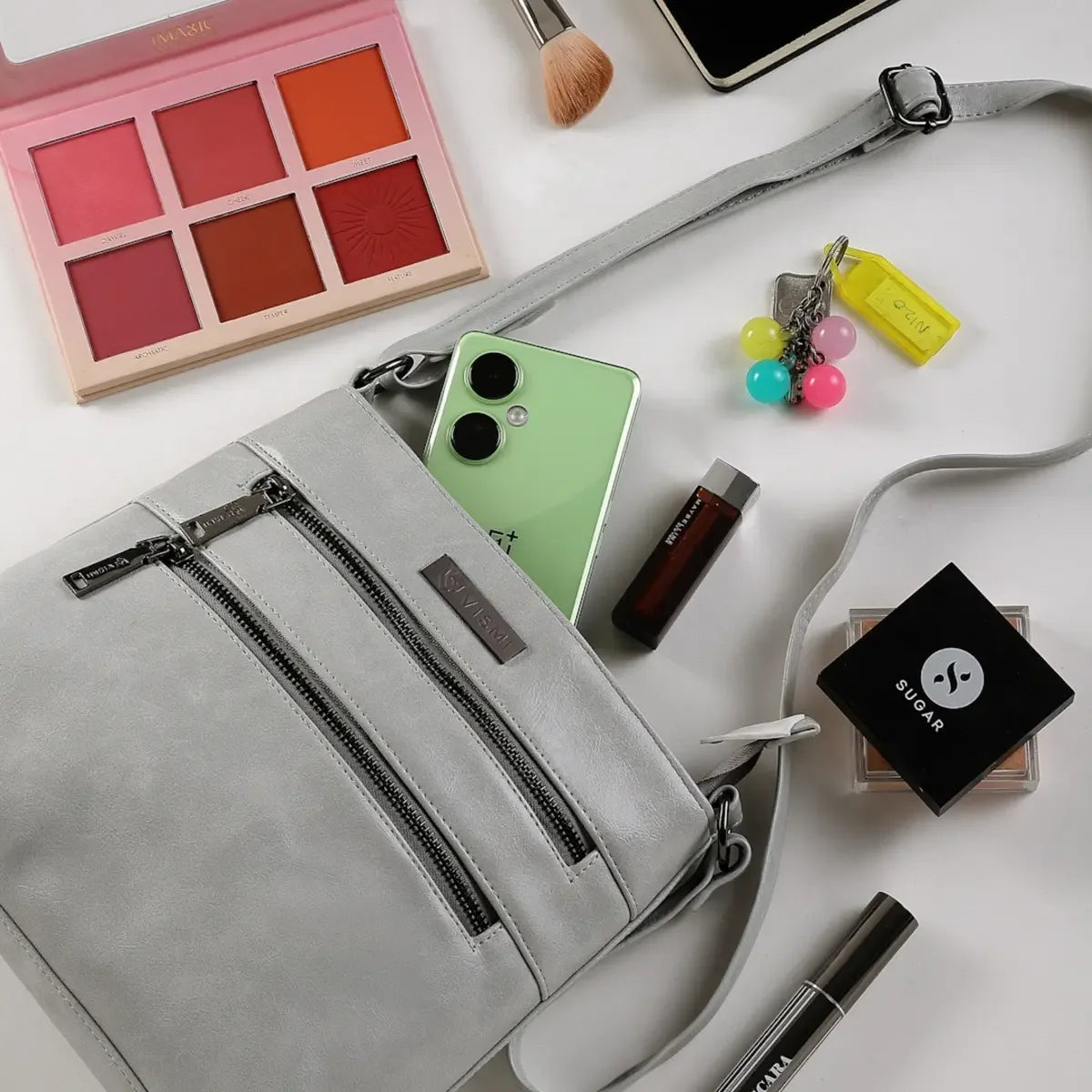 timeless-versa-women-sling-bag-grey-back-view